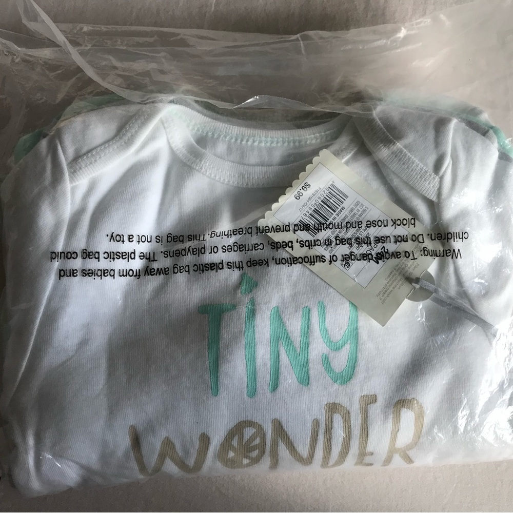 cloud island tiny wonder of onesies brand new